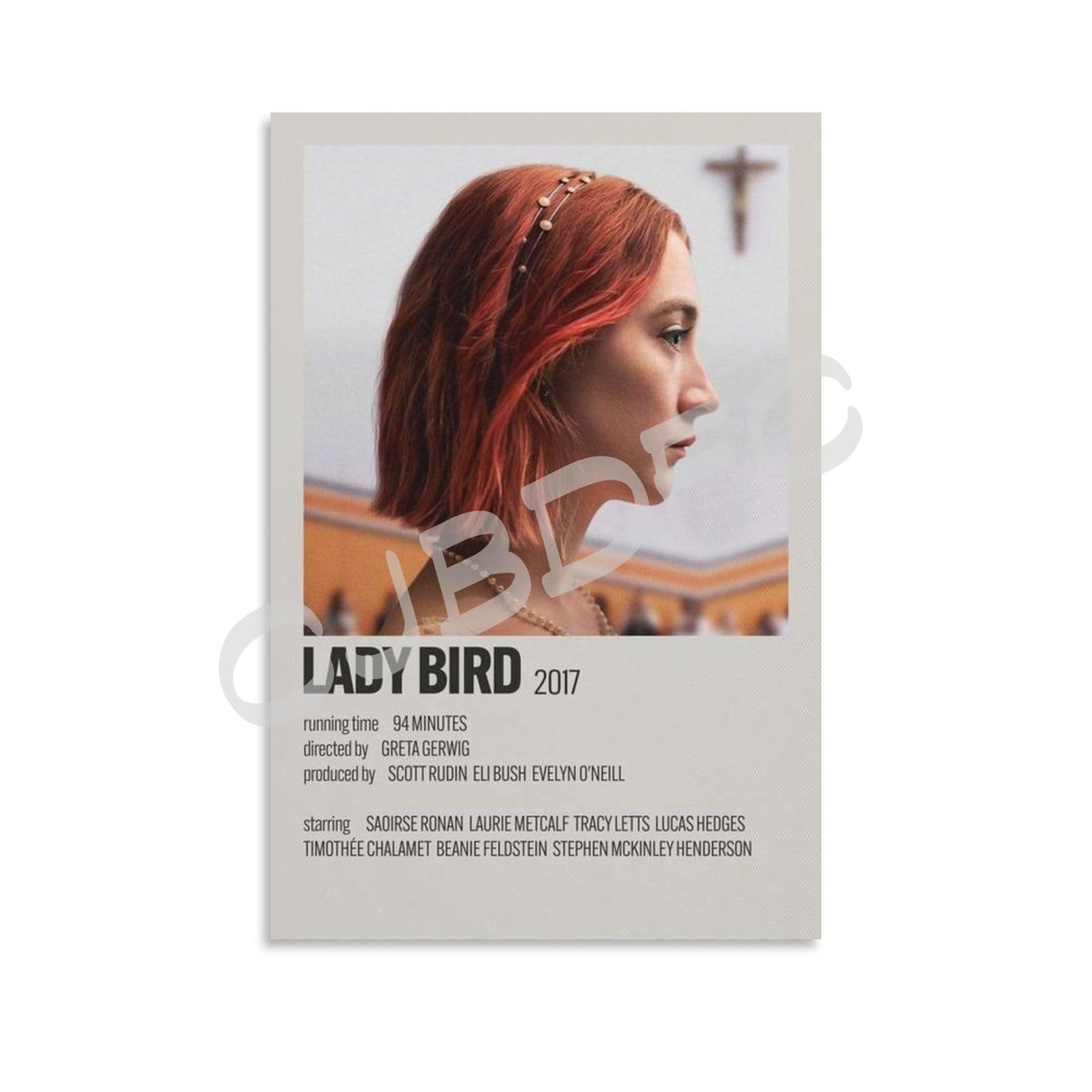 Amazon.com: COPPTYH Movie Poster Lady Bird Poster Saoirse Ronan